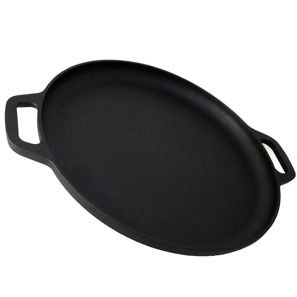 13.5’’ 35cm Pre-Seasoned Cast Iron Pizza Baking Pan Cooking Griddle Stove Oven Grill Campfire - Home & Garden >