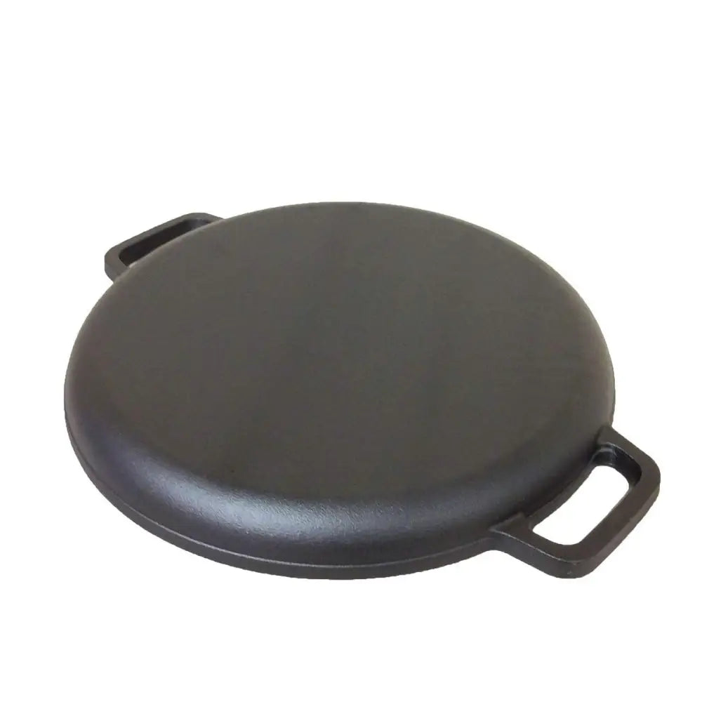 13.5’’ 35cm Pre-Seasoned Cast Iron Pizza Baking Pan Cooking Griddle Stove Oven Grill Campfire - Home & Garden >