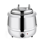 13L Restaurant Electric Buffet Food Warmer Commercial Food Warmers Soup Warmer Silver - Appliances > Kitchen Appliances