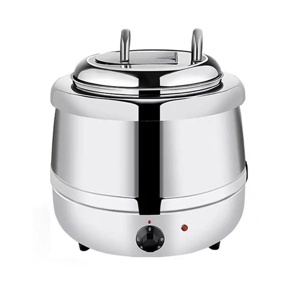 13L Restaurant Electric Buffet Food Warmer Commercial Food Warmers Soup Warmer Silver - Appliances > Kitchen Appliances