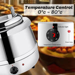 13L Restaurant Electric Buffet Food Warmer Commercial Food Warmers Soup Warmer Silver - Appliances > Kitchen Appliances