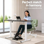 140cm Artiss Electric Standing Desk with Mini Pedal Exercise Bike Home Office - Furniture > Office > Office & Desk