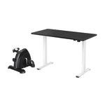 140cm Artiss Electric Standing Desk with Mini Pedal Exercise Bike Home Office - Furniture > Office > Office & Desk