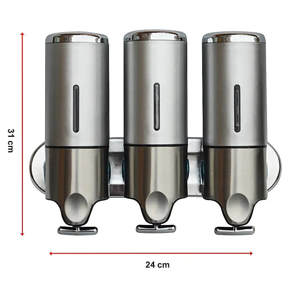 1500ml Shower Liquid Soap Body Lotion Gel Shampoo Bathroom DISPENSER - Home & Garden > Bathroom Accessories