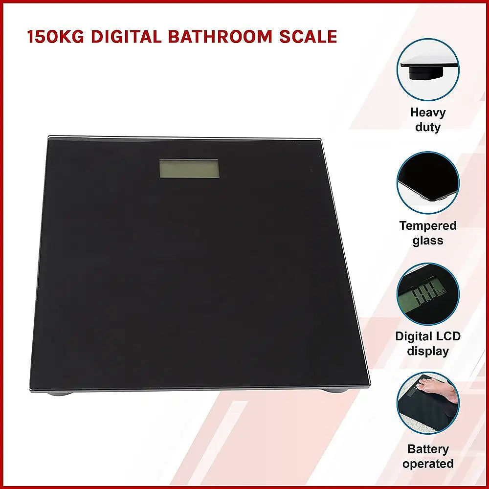 150KG Digital Bathroom Scale - Home & Garden > Scales > Bathroom Scales