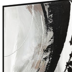 150X50cm Set of 3 Black Framed Hand Painted Canvas Wall Art - Home & Garden > Wall Art