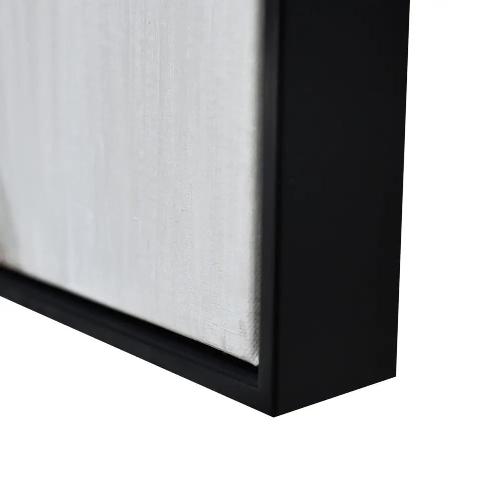150X50cm Set of 3 Black Framed Hand Painted Canvas Wall Art - Home & Garden > Wall Art