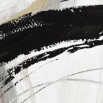 150X50cm Set of 3 Black Framed Hand Painted Canvas Wall Art - Home & Garden > Wall Art
