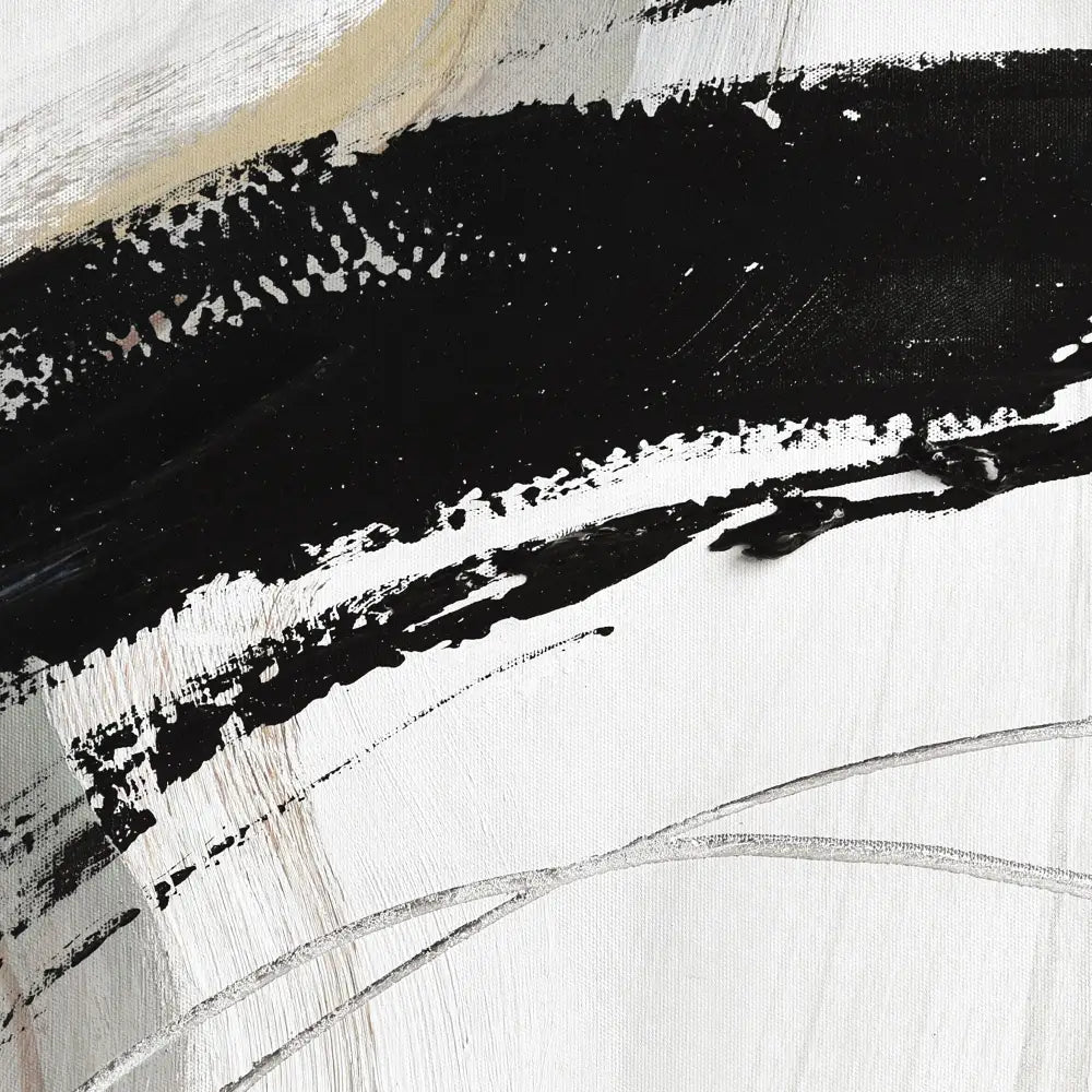 150X50cm Set of 3 Black Framed Hand Painted Canvas Wall Art - Home & Garden > Wall Art