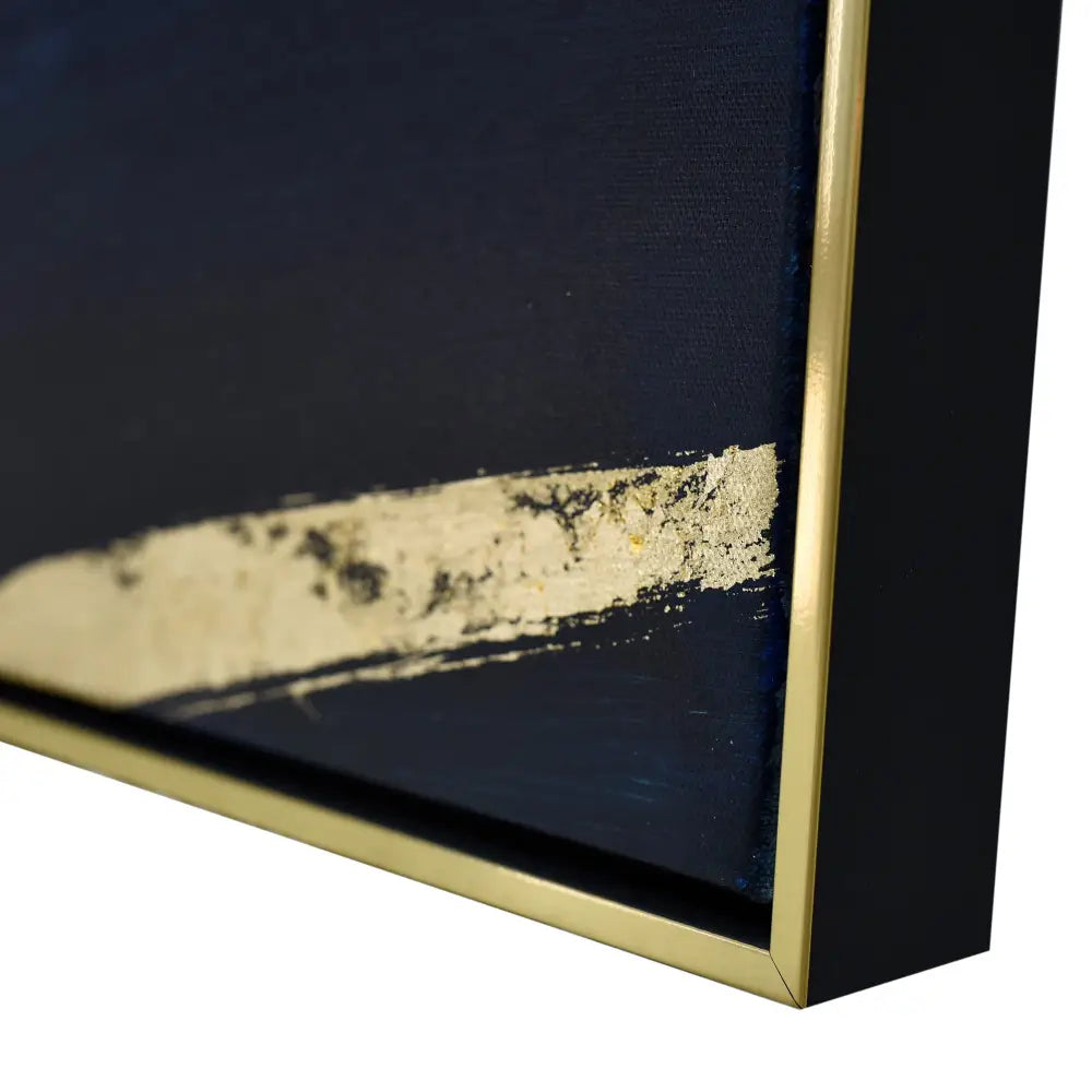 150X70cm Set of 3 Gold Framed Hand Painted Canvas Wall Art - Home & Garden > Wall Art