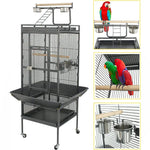 154cm Pet Bird cage Large Play Top Parrot Cockatiel Cockatoo Parakeet Finch Pet - Pet Care > Bird > Bird Cages & Stands
