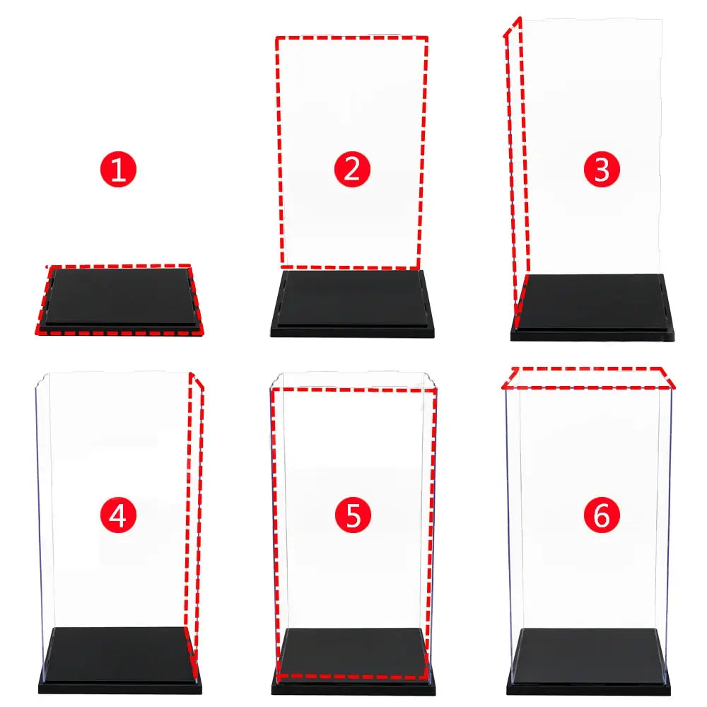 15x15x25CM Acrylic Display Case Action Figure Box Dustproof Model Collections - Home & Garden > Storage