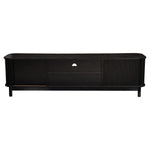 160cm Ribbed Entertainment Unit Black - Furniture > Living Room > TV Units