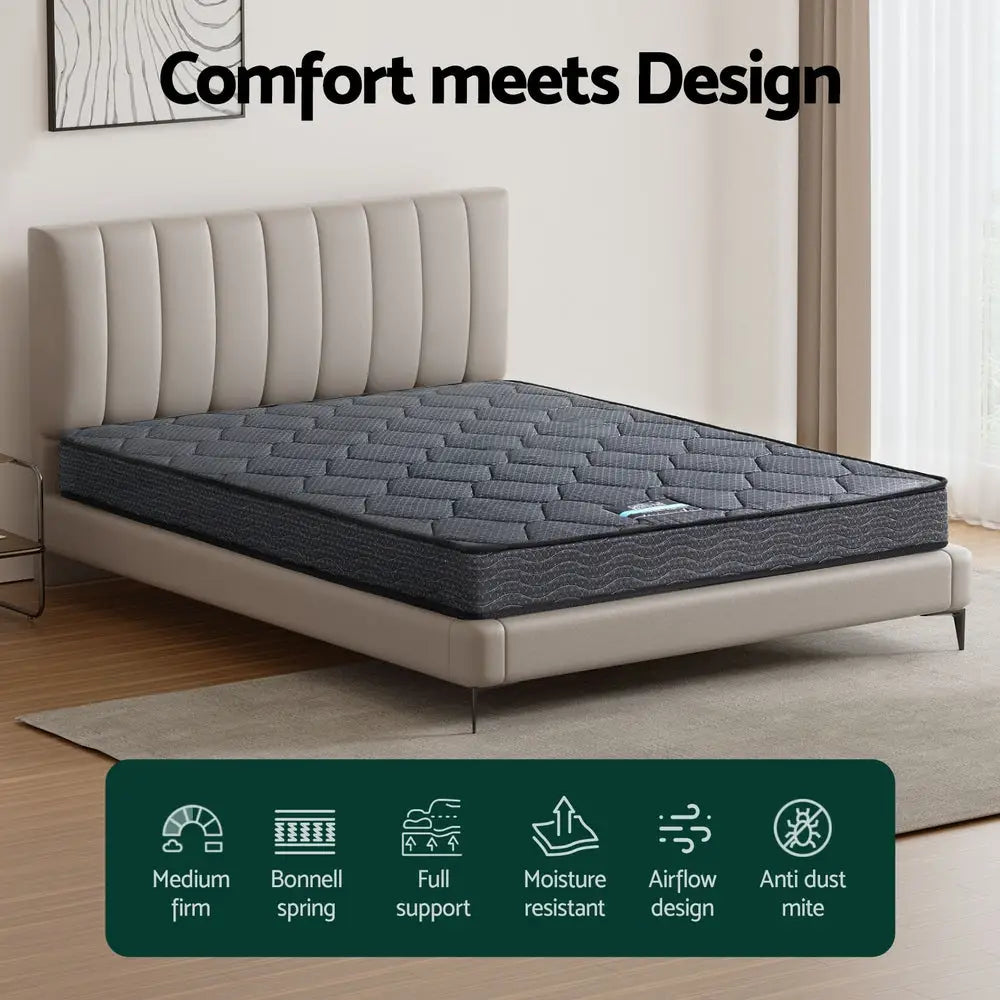 16cm Mattress Giselle Bonnell Spring Double - Furniture > Mattresses > Double Mattress