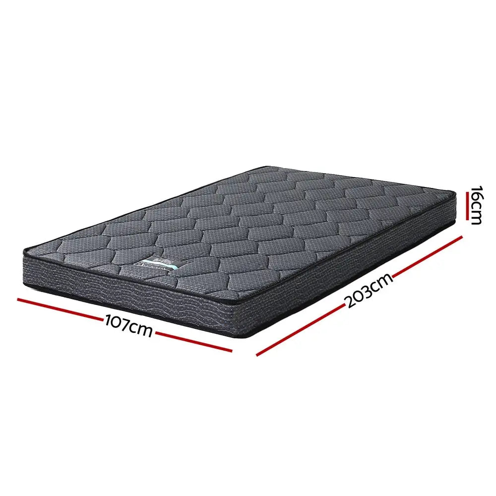 16cm Mattress Giselle Bonnell Spring King Single - Furniture > Mattresses > King Single Mattress