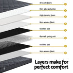 16cm Mattress Giselle Bonnell Spring Queen - Furniture > Mattresses > Queen Mattress