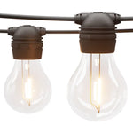 17m Solar Festoon Lights Outdoor LED String Light Christmas Decorations 2pcs - Home & Garden > Lighting