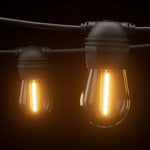 17m Solar Festoon Lights Outdoor LED String Light Christmas Party Decor 2pcs - Home & Garden > Lighting