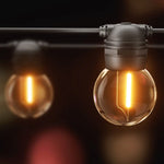 17m Solar Festoon Lights Outdoor LED String Light Christmas Wedding Decor 2 Pack - Home & Garden > Lighting