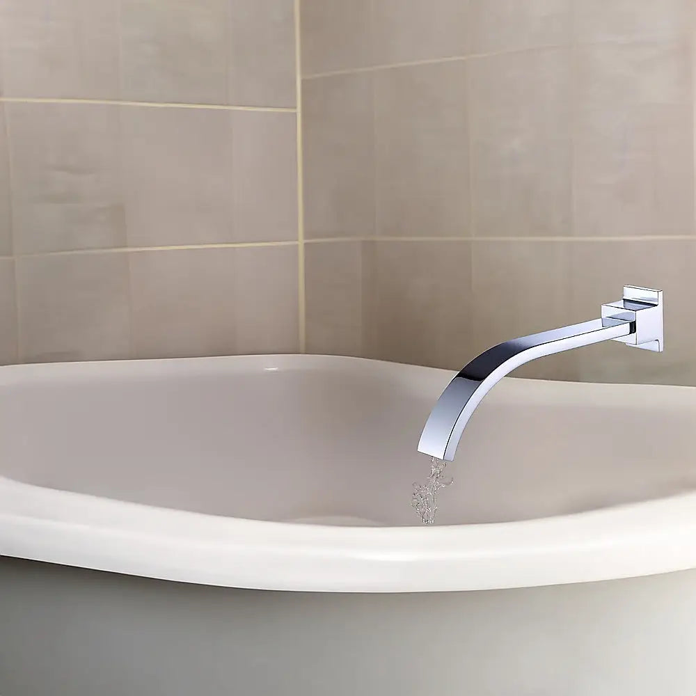 180mm Bath Spout Polished Chrome Finish - Furniture > Bathroom