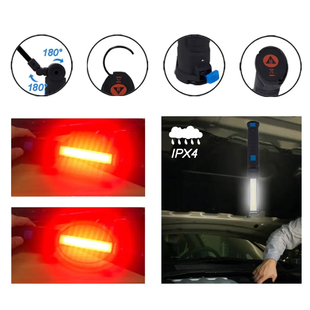 190 Lumens Flexi Mate Flashing Light Powerbank - Home & Garden > Lighting > Night Lights & Ambient Lighting