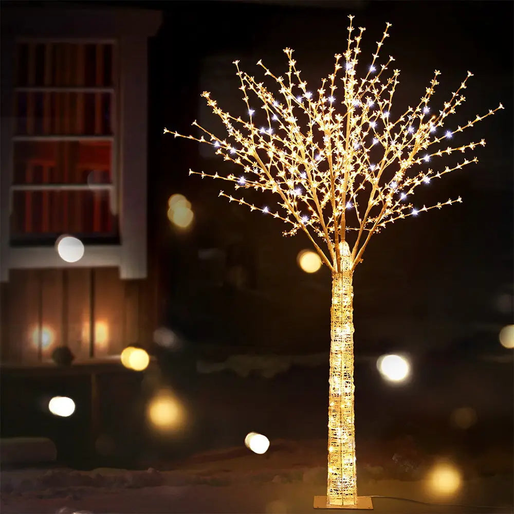 2.1M Christmas Tree 780 LED Lights Cherry Blossom Trees Jingle Jollys - Occasions > Christmas > Christmas Trees