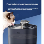 2.2L Intelligent Sensing Pet Water Fountain with Smart Sensor and Filter – Black Design - Pet Care > Cat Supplies >