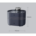 2.2L Standard Package Pet Water Fountain with Faucet Flow and USB Plug – Black Design - Pet Care > Cat Supplies > Cat