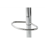 2 Curve Leather Barstools (White) w/ Adjustable Height 78-99cm - Furniture > Bar Stools & Chairs > Table & Bar Stools