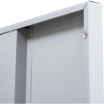 2-Door Vertical Locker for Office Gym Shed School Home Storage - Furniture > Office