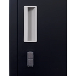 2-Door Vertical Locker for Office Gym Shed School Home Storage - Furniture > Office