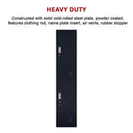 2-Door Vertical Locker for Office Gym Shed School Home Storage - Furniture > Office