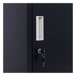 2-Door Vertical Locker for Office Gym Shed School Home Storage - Furniture > Office