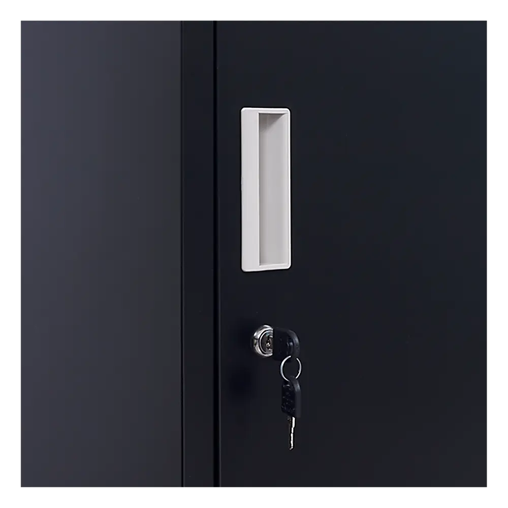 2-Door Vertical Locker for Office Gym Shed School Home Storage - Furniture > Office