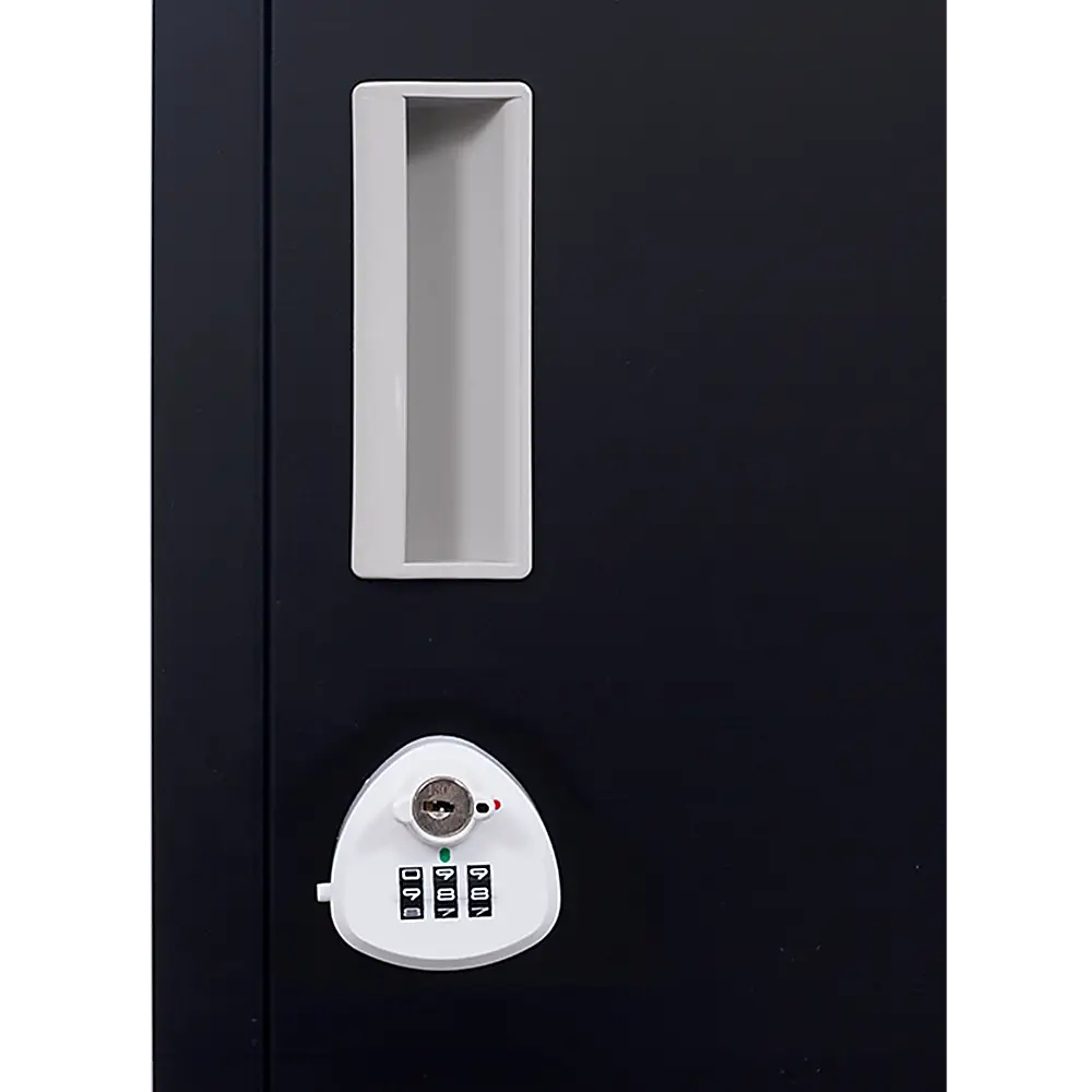 2-Door Vertical Locker for Office Gym Shed School Home Storage - Furniture > Office