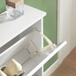 2 Drawer Shoe Cabinet Storage Unit - Furniture > Living Room > Shoe Storage