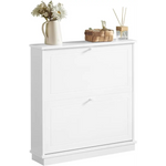 2 Drawer Shoe Cabinet Storage Unit - Furniture > Living Room > Shoe Storage