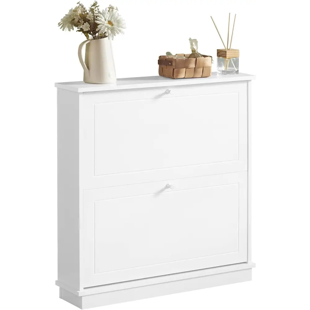 2 Drawer Shoe Cabinet Storage Unit - Furniture > Living Room > Shoe Storage