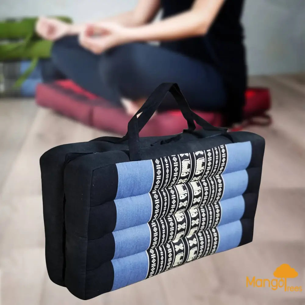 2-Fold Meditation Cushion Yoga Mat BlueEle - Home & Garden > Decor