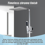 2-in-1 Massage Hand Shower & Head Tap Bathroom Mixer - Furniture > Bathroom > Shower Heads & Screens