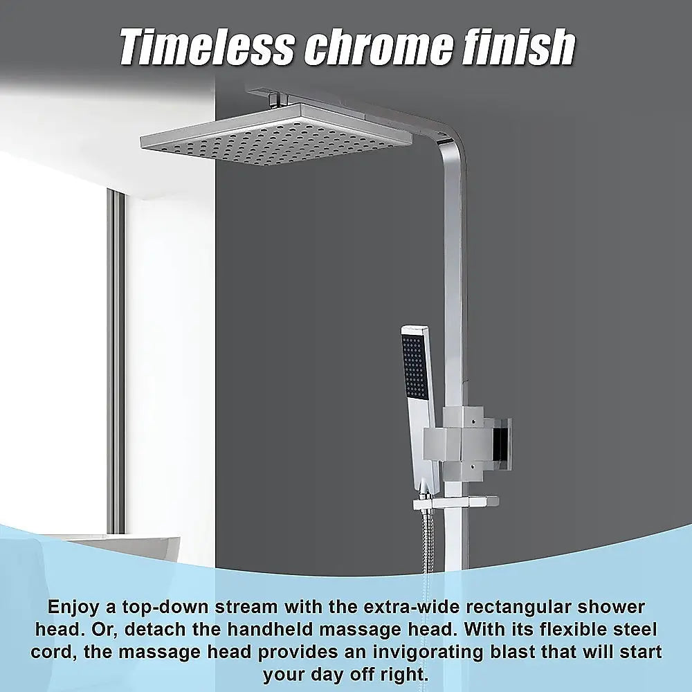 2-in-1 Massage Hand Shower & Head Tap Bathroom Mixer - Furniture > Bathroom > Shower Heads & Screens