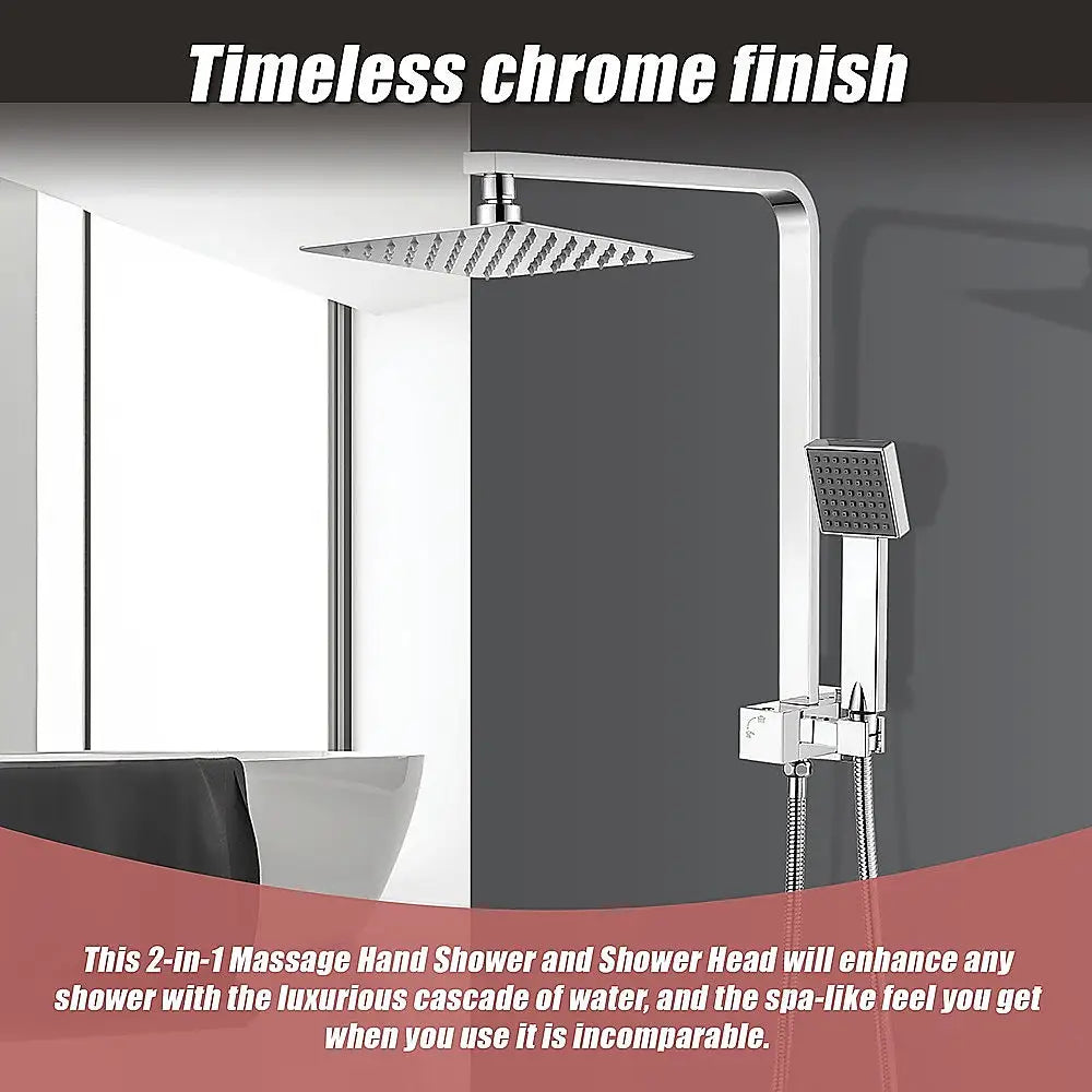 2-in-1 Massage Hand Shower & Head Tap Bathroom Mixer - Furniture > Bathroom > Shower Heads & Screens