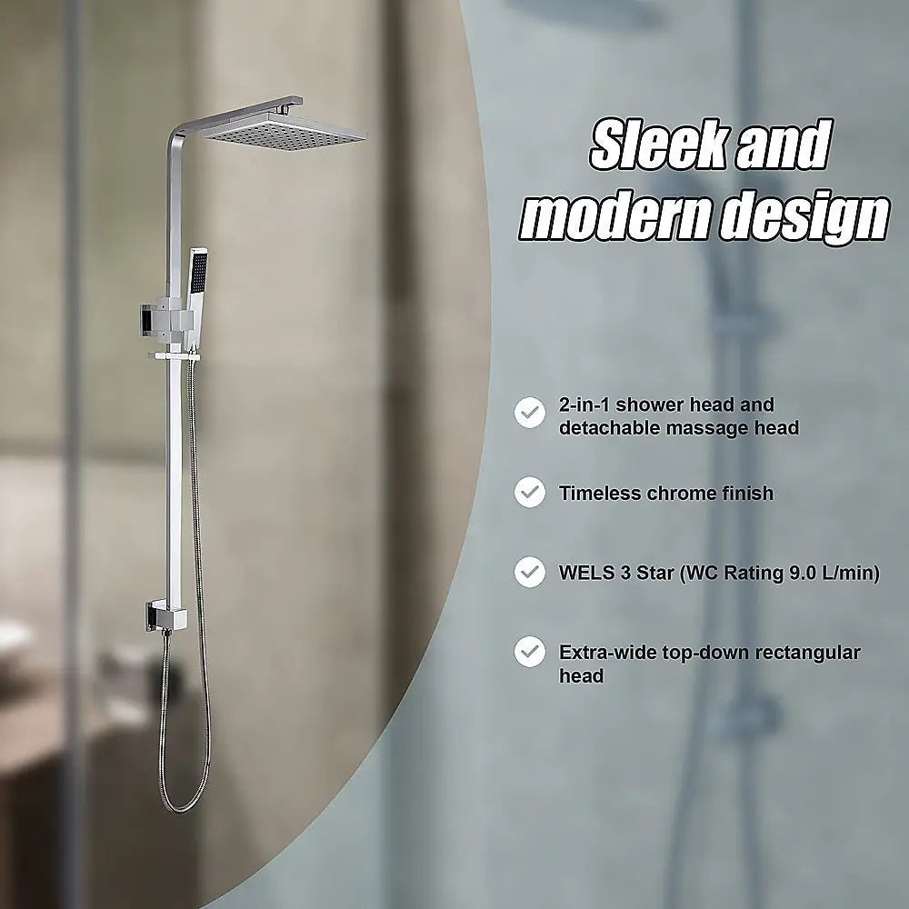 2-in-1 Massage Hand Shower & Head Tap Bathroom Mixer - Furniture > Bathroom > Shower Heads & Screens
