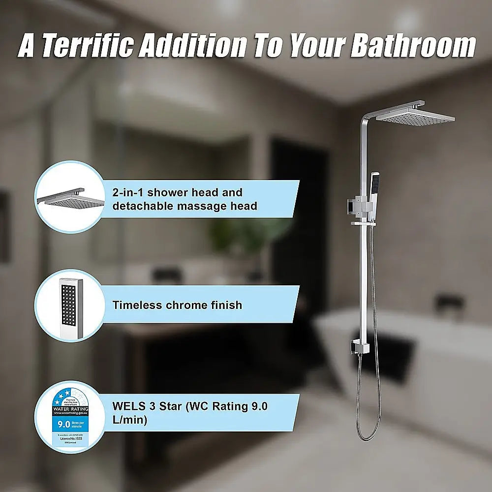 2-in-1 Massage Hand Shower & Head Tap Bathroom Mixer - Furniture > Bathroom > Shower Heads & Screens