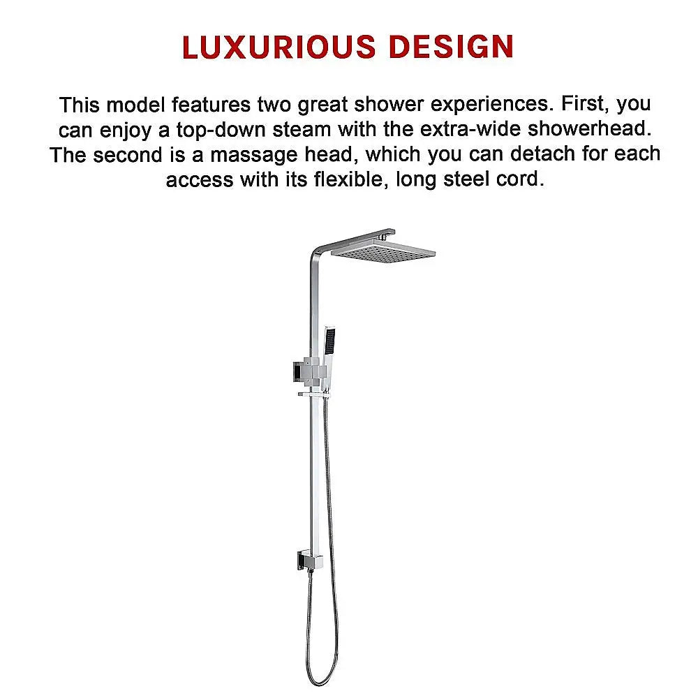 2-in-1 Massage Hand Shower & Head Tap Bathroom Mixer - Furniture > Bathroom > Shower Heads & Screens