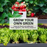 2-in-1 Raised Garden Bed Galvanised Steel Planter 240 x 80 x 77cm GREY - Home & Garden > Garden Beds