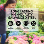 2-in-1 Raised Garden Bed Galvanised Steel Planter 240 x 80 x 77cm GREY - Home & Garden > Garden Beds