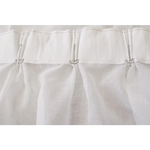 2 Long drop Sheer Voile Curtains 580cm wide 270cm long + 30 Hooks Pinch Pleat New - Home & Garden > Curtains > Curtains