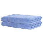 2 Pack Bath Sheets Set Cotton Extra Large Towel Blue - Home & Garden > Bedding > Bed Sheets