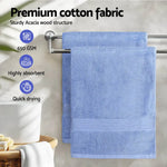 2 Pack Bath Sheets Set Cotton Extra Large Towel Blue - Home & Garden > Bedding > Bed Sheets